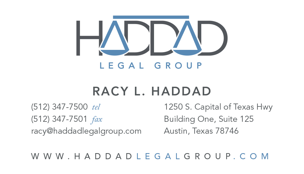 business card for law firm